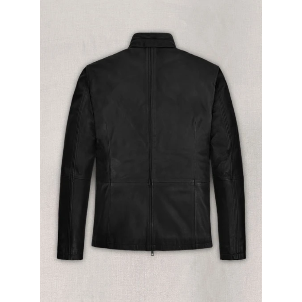 Mission Impossible Dead Reckoning Tom Cruise Black Leather Jacket