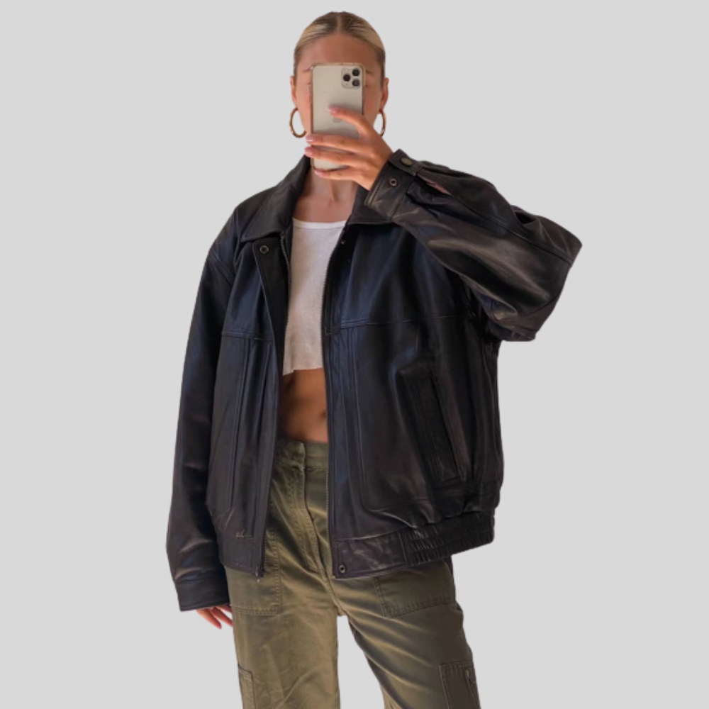 90’s Style Women’s Leather Jacket