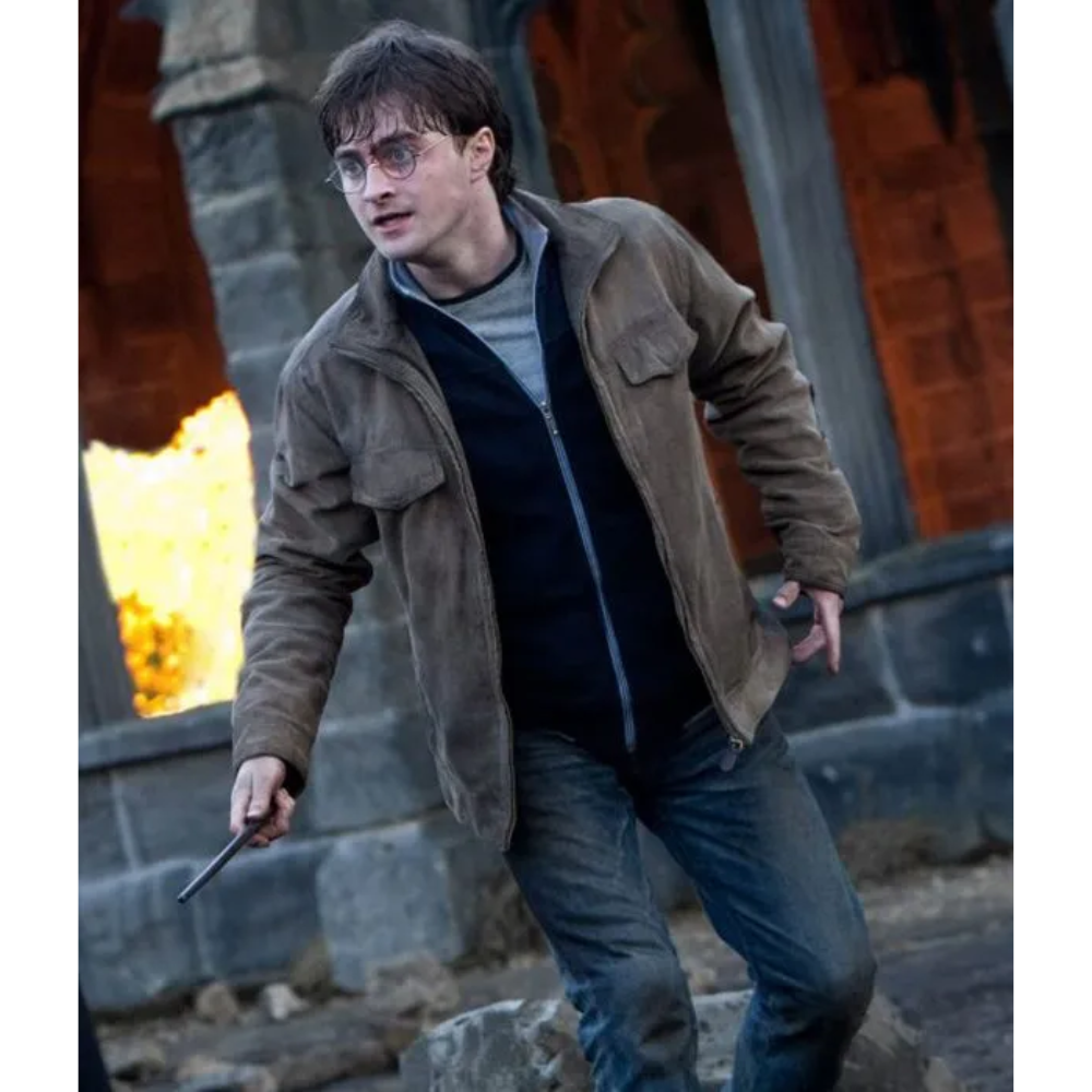 Daniel Radcliffe Harry Potter and Deathly Hallows 2 Brown Jacket