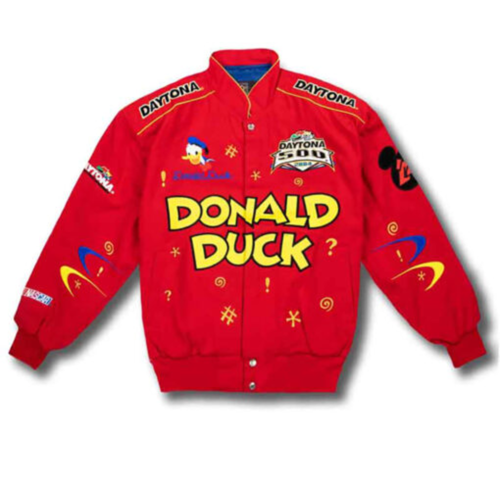 Disney Daytona 500 Donald Duck Red Jacket