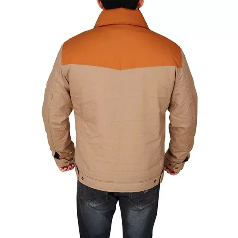 Kevin Costner Yellowstone Brown Cotton Jacket
