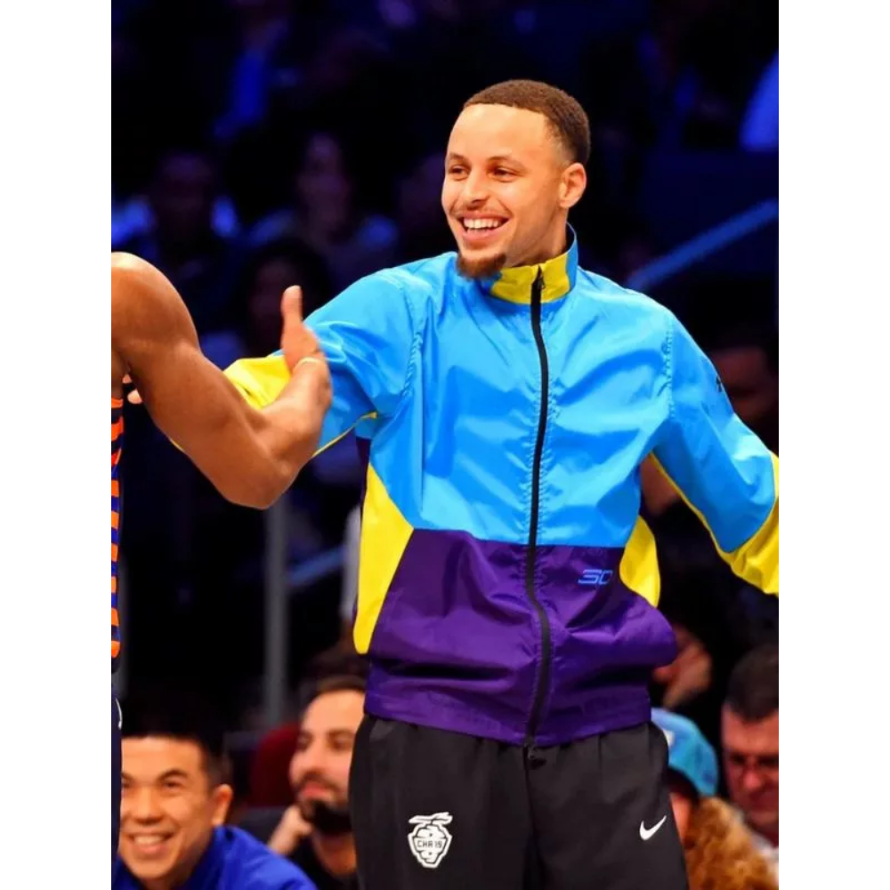 NBA Color Block Stephen Curry Jacket