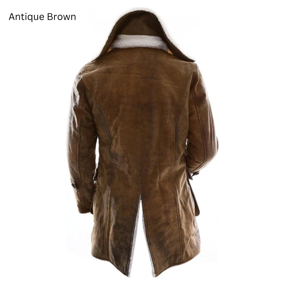 The Dark Knight Rises brown antique coat