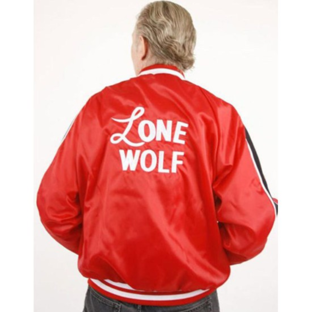 Red Bomber The Lone Wolf Jacket